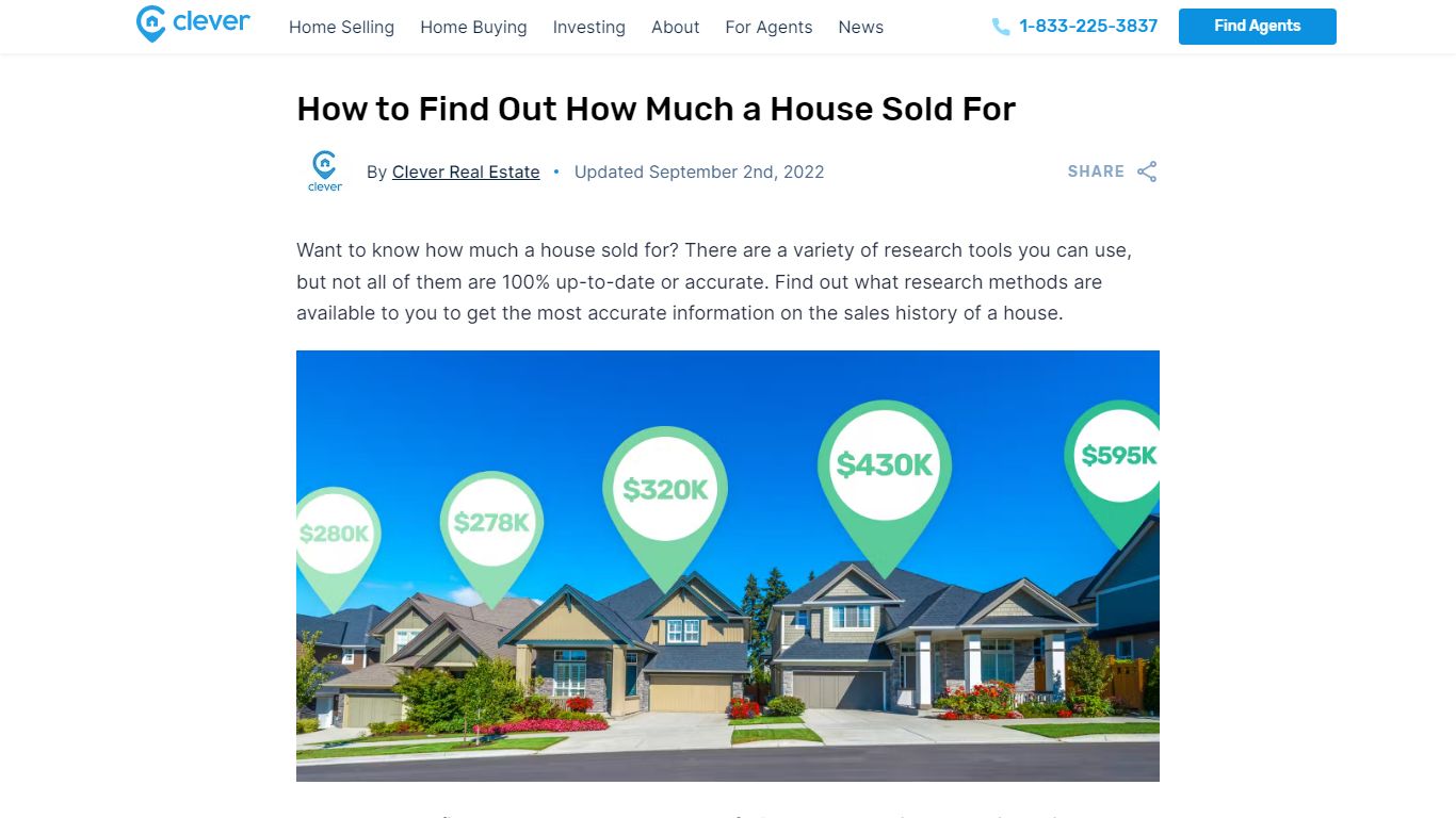 How to Find Out How Much a House Sold For - Clever Real Estate